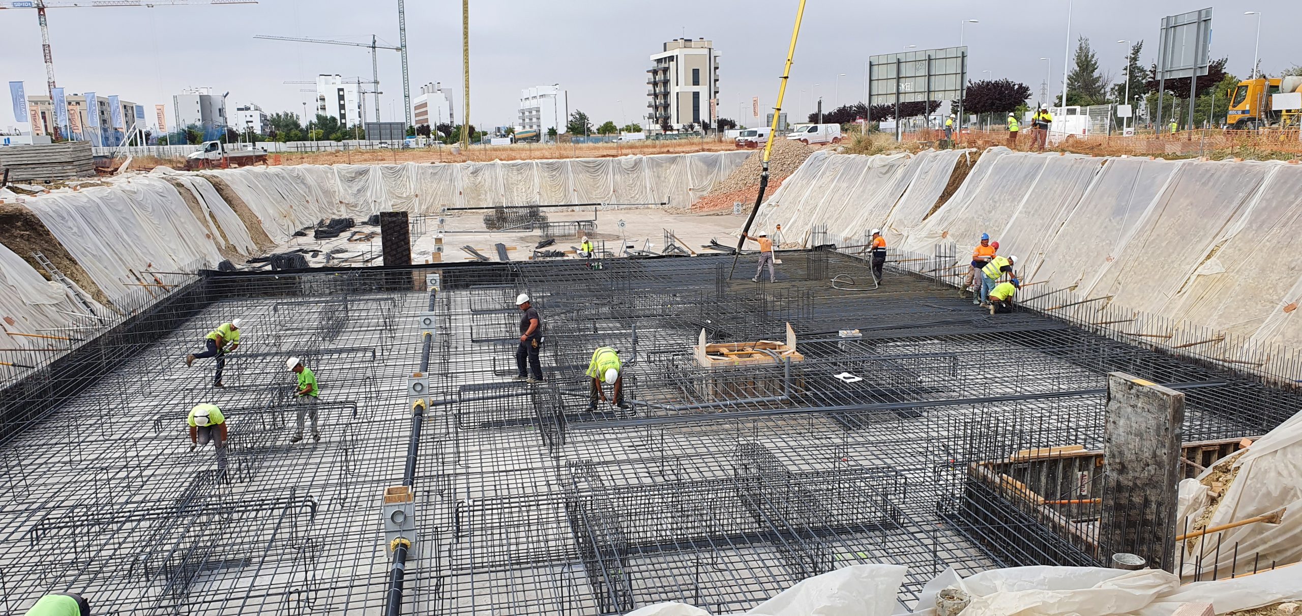 Avance en la ejecución de las obras en Residencial Las Ermitas - Residencial las Ermitas